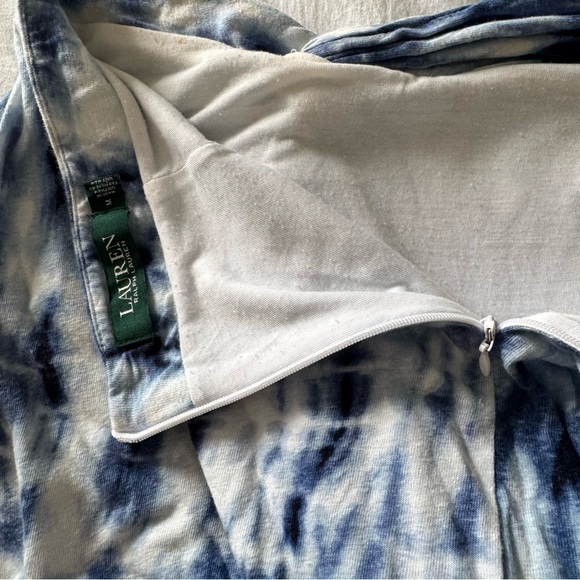Lauren Ralph Lauren Blue Tie Dye Skirt Size M - Picture 10 of 11